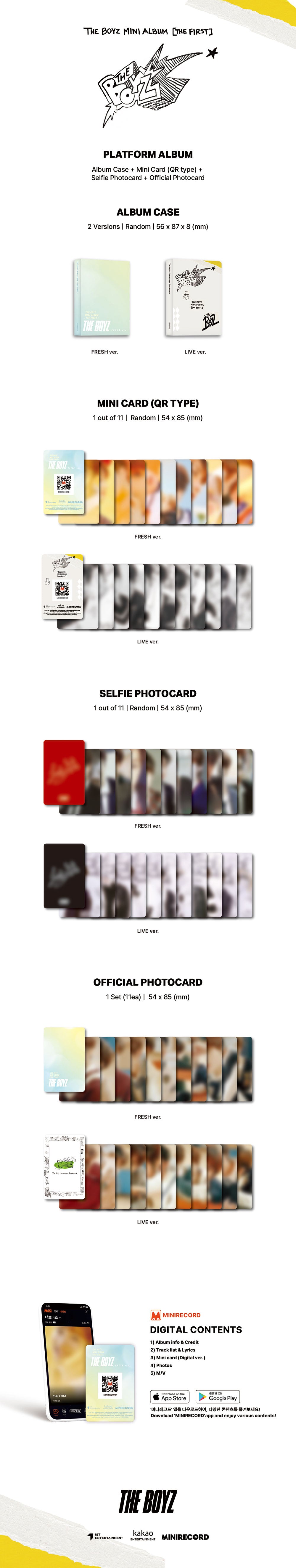 The Boyz Debut Album - The First (Platform Ver.)