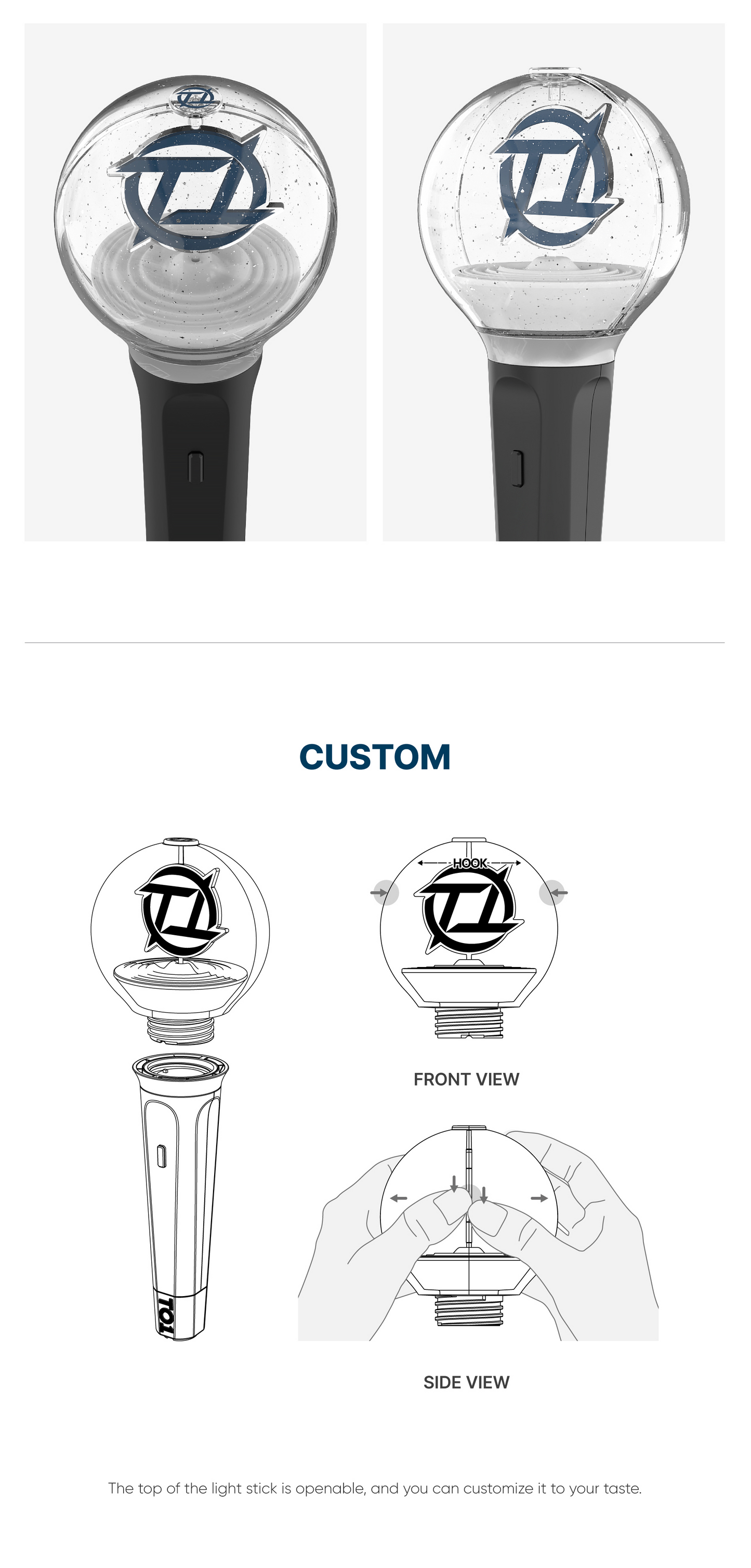 To1 Official Light Stick