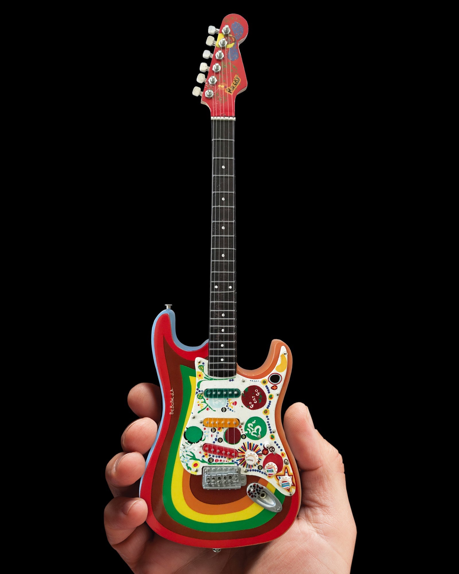 Officially Licensed George Harrison Fender™ Strat™ Rocky Mini Guitar Replica - Fab Four - Osadia Concept Store
