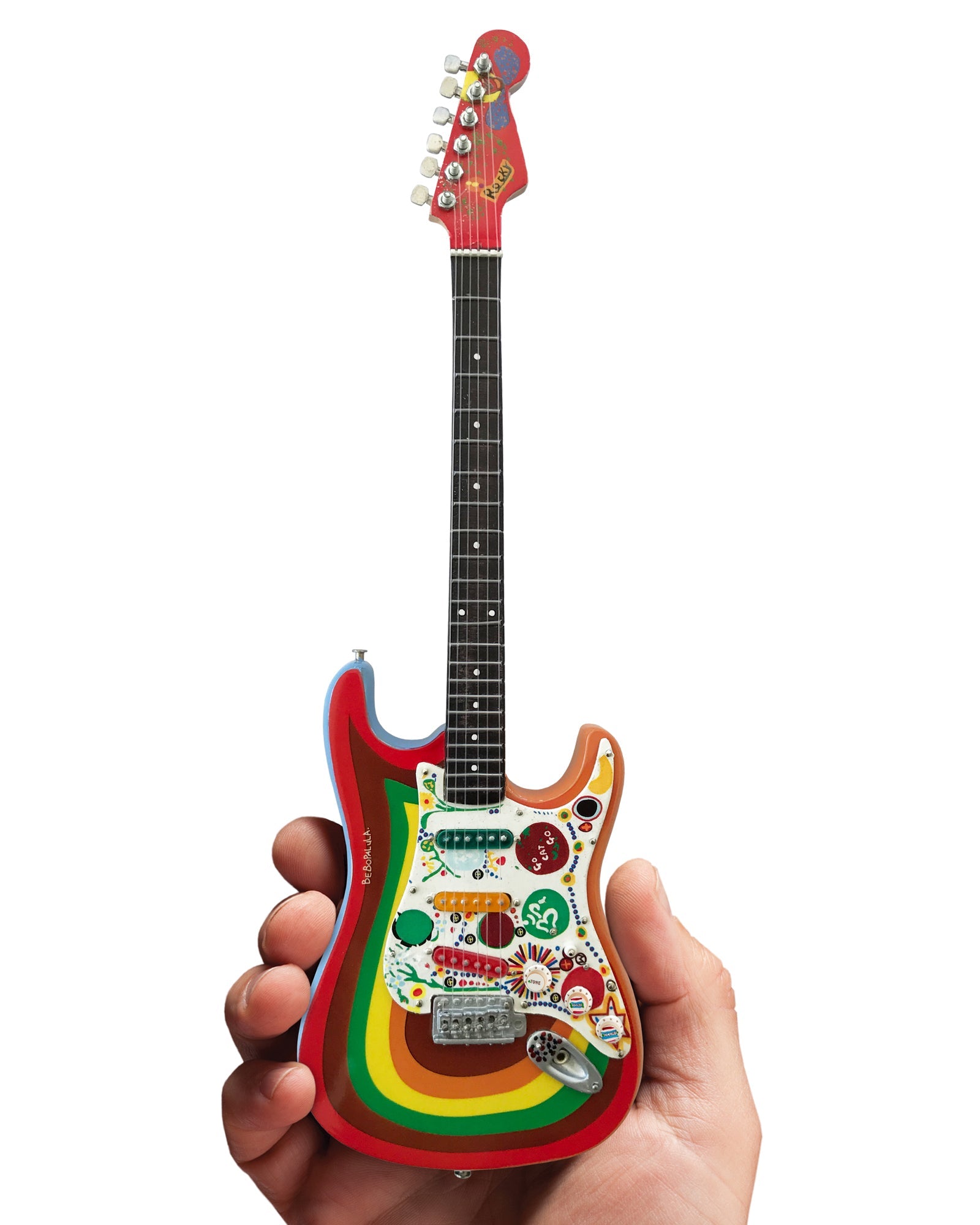 Officially Licensed George Harrison Fender™ Strat™ Rocky Mini Guitar Replica - Fab Four - Osadia Concept Store