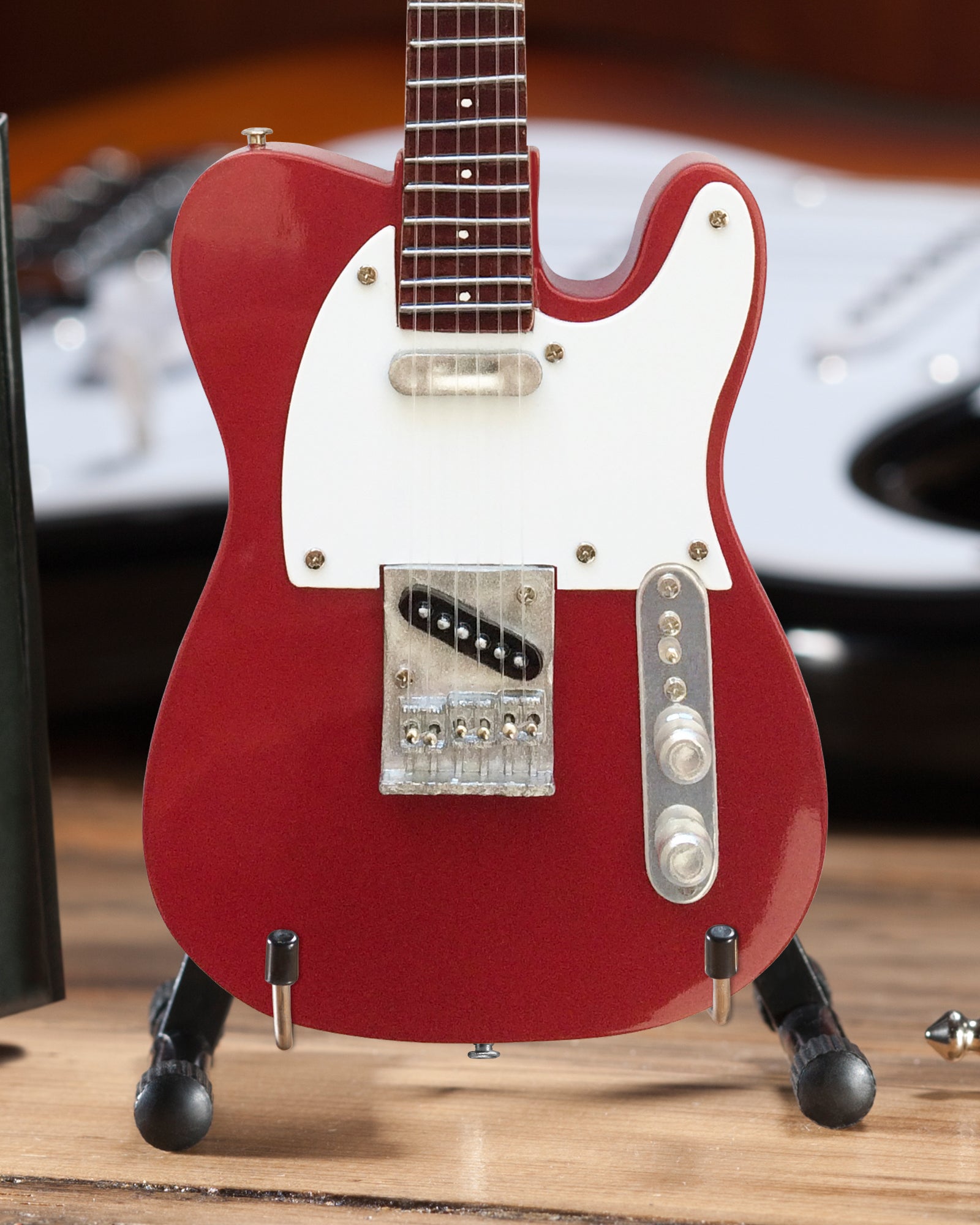 Officially Licensed Mini Candy Apple Red Fender™ Telecaster™ Guitar Replica - Osadia Concept Store