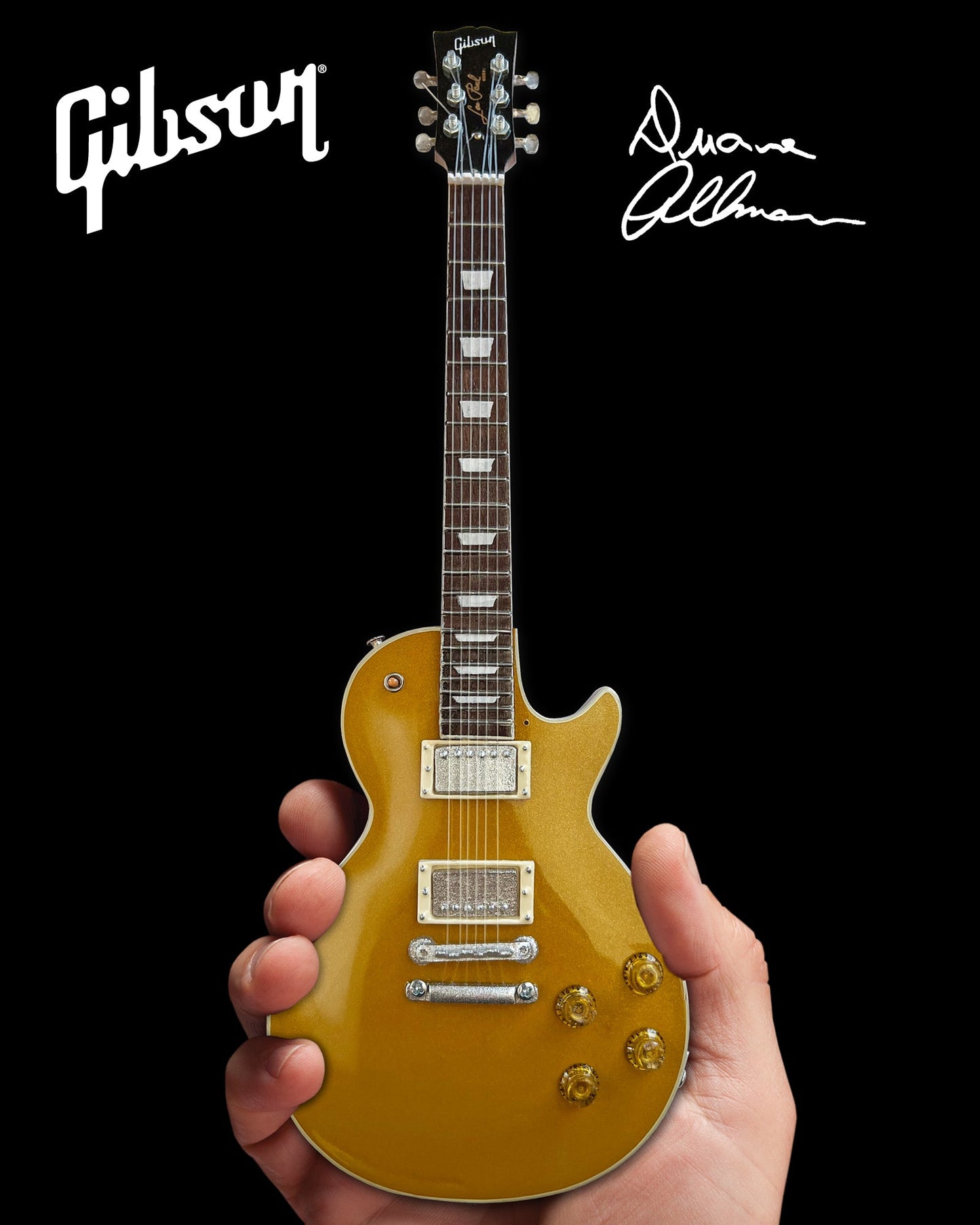 Duane Allman 1957 Gibson Les Paul Goldtop Mini Guitar Model - Osadia Concept Store