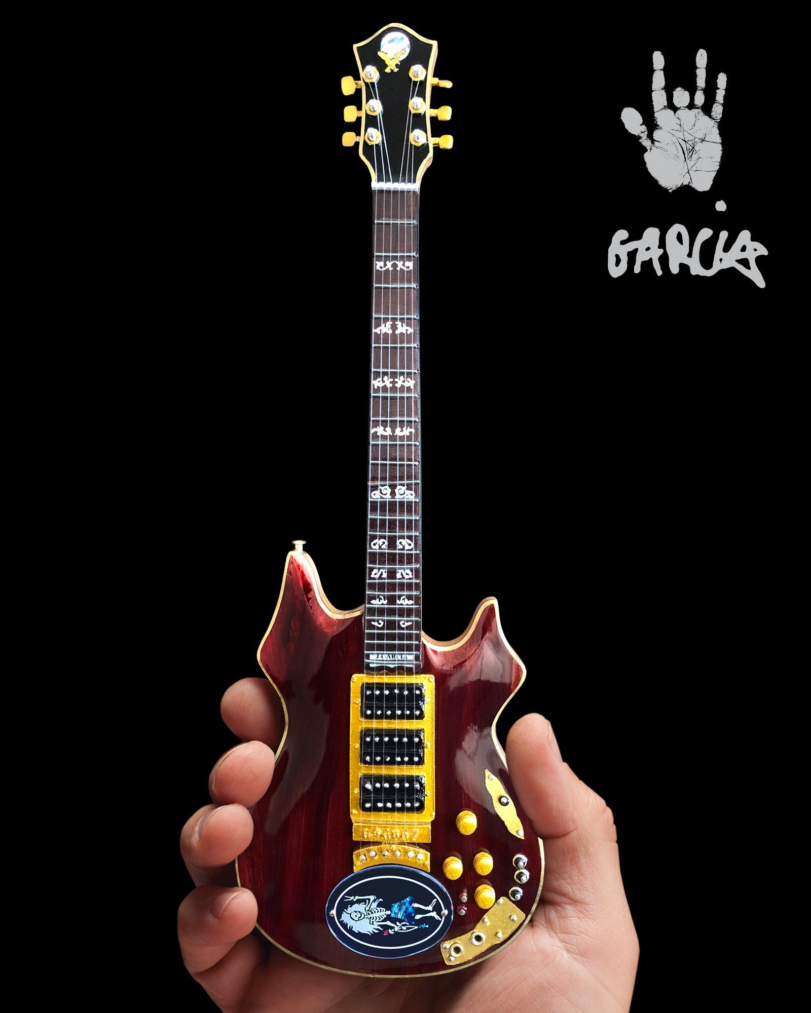 Jerry Garcia™ Rosebud™ Tribute Mini Guitar Replica - OFFICIALLY LICENSED - Osadia Concept Store