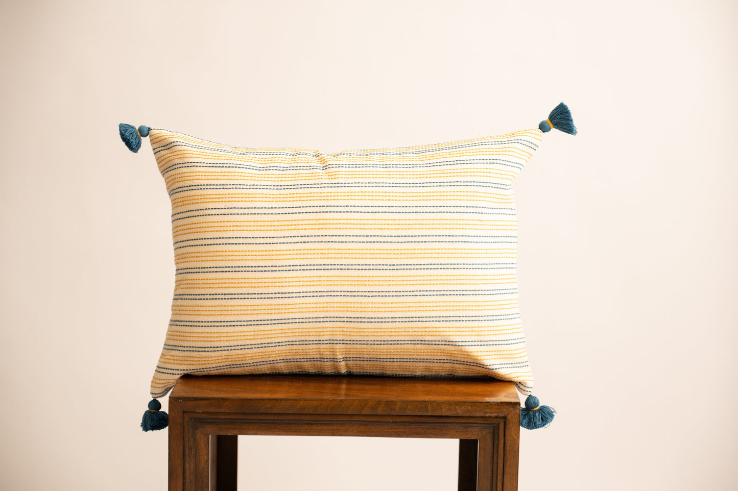 Ambar Handloom Pillow Cover 14"x 20"