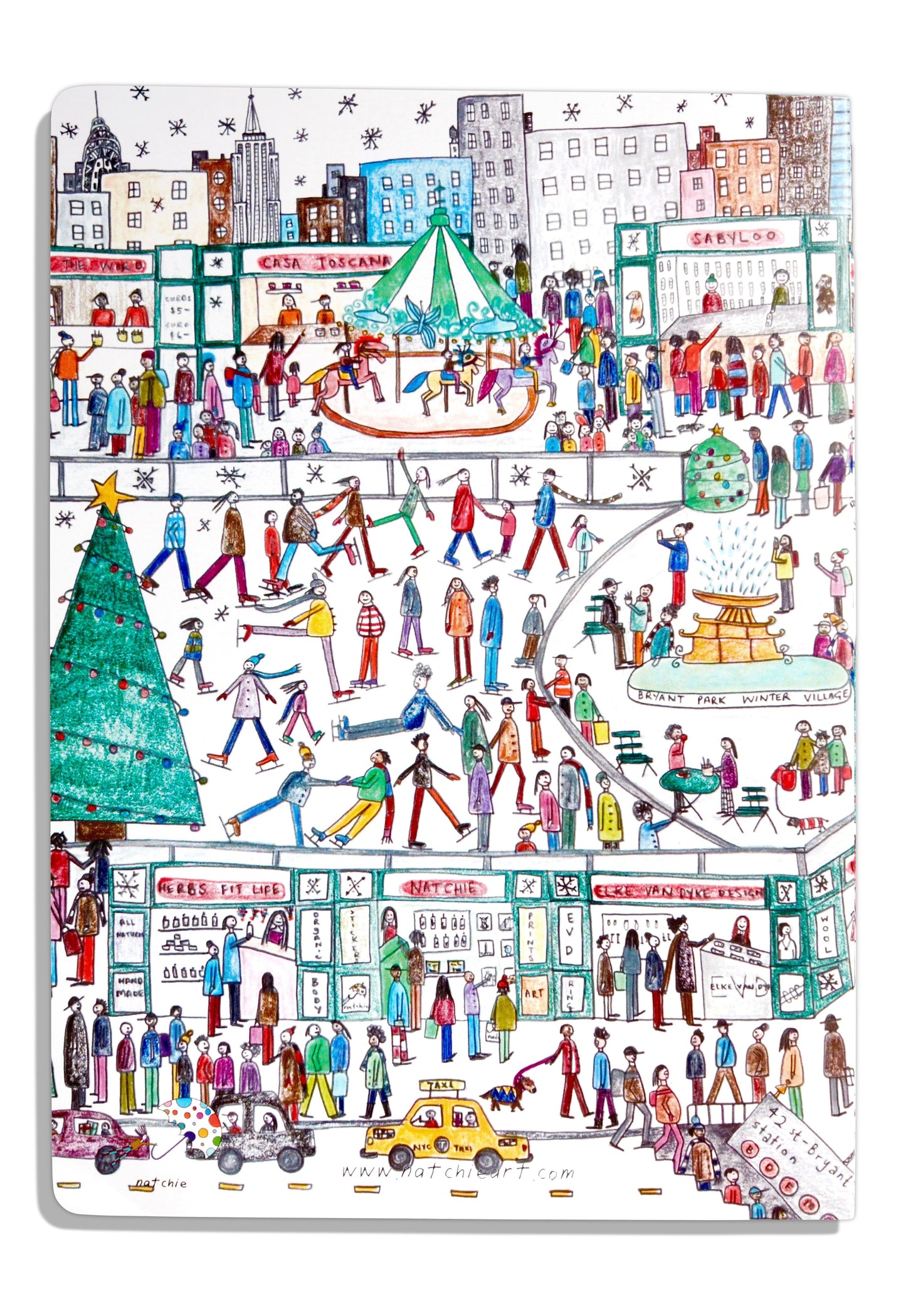 Bryant Park Winter Village Notebook