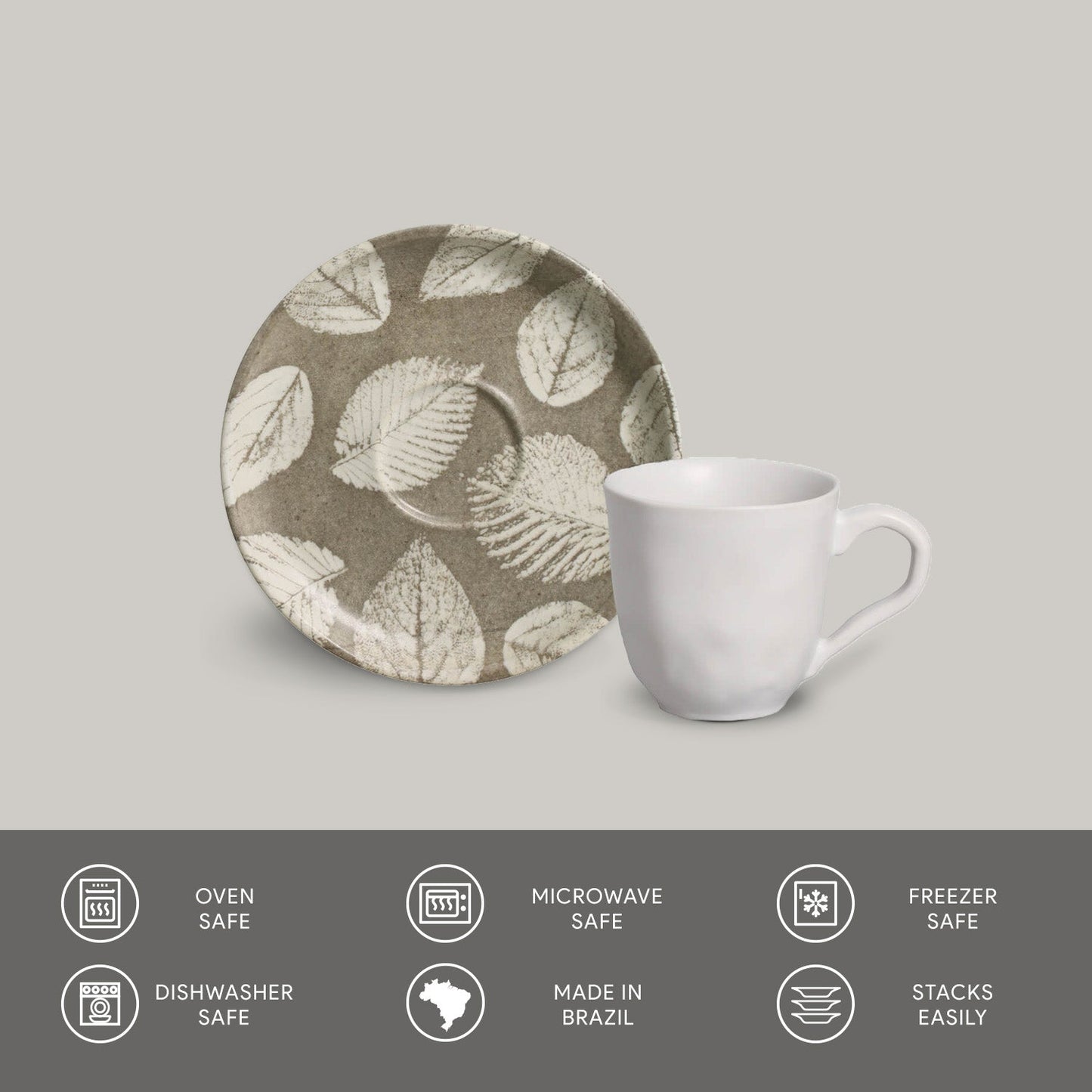 Coffee Cup & Saucer Set of 6