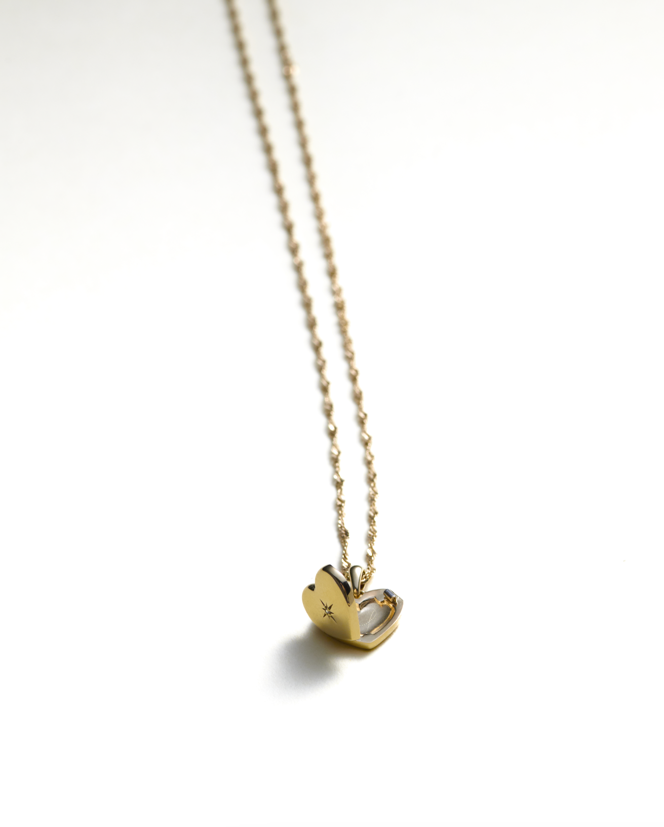 Lily Heart Locket