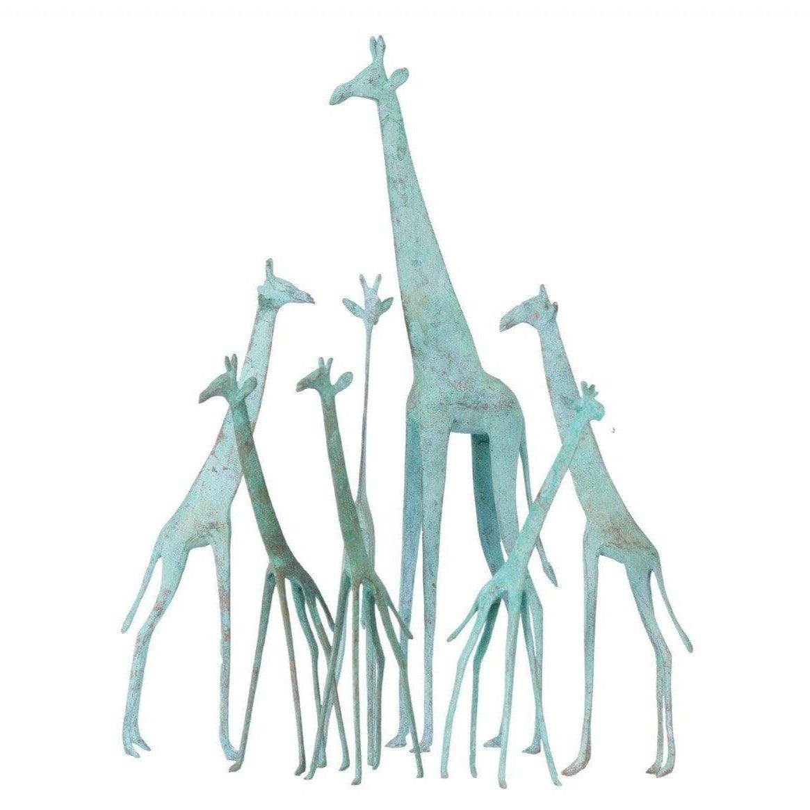 Tuareg Brass Giraffes Figurines
