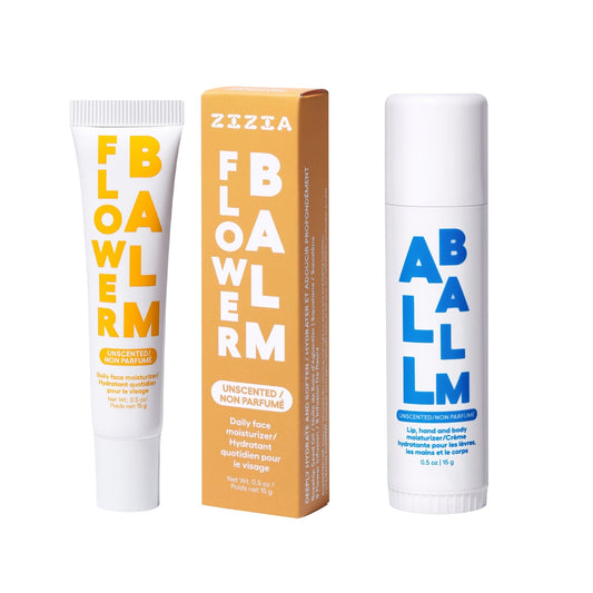 Flower Balm Tube + Unscented All Balm Stick