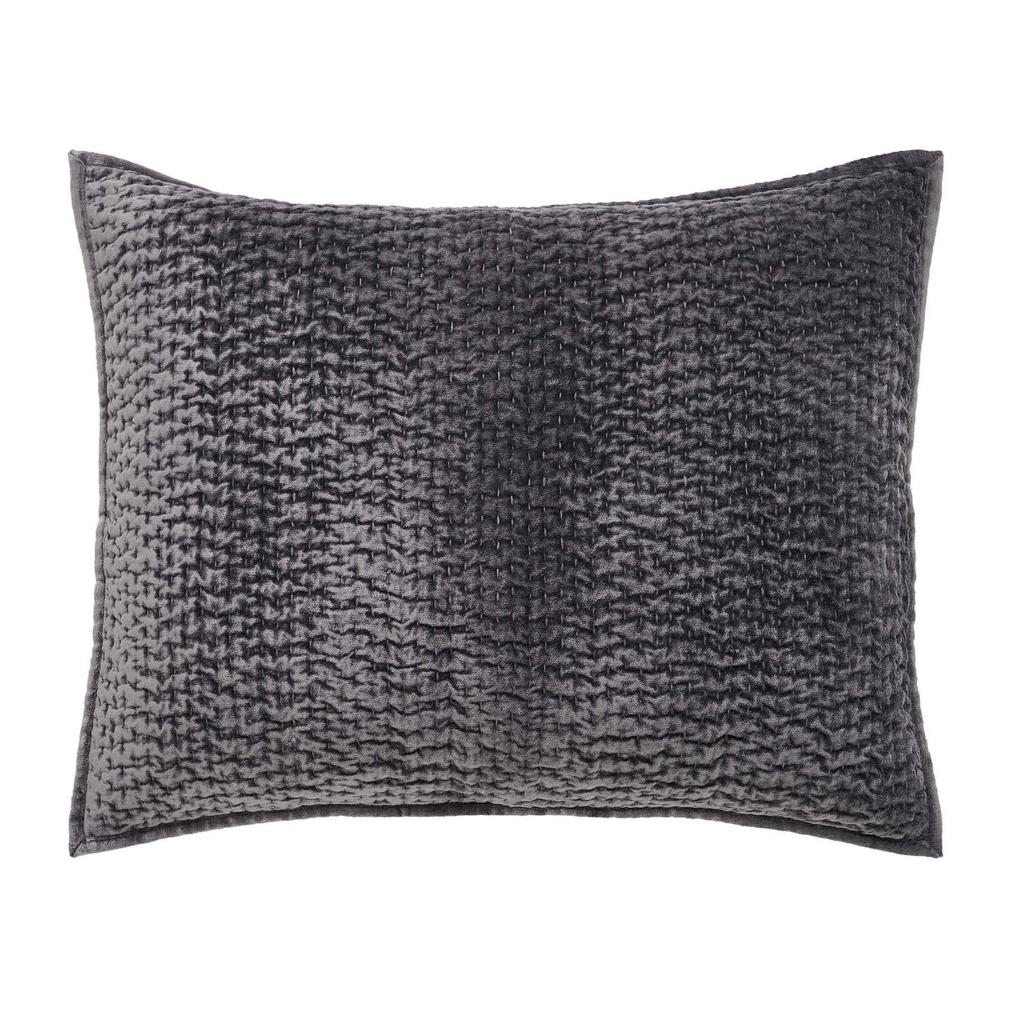 Laguna Pick Stitch Velvet Coverlet Sham - Clearance