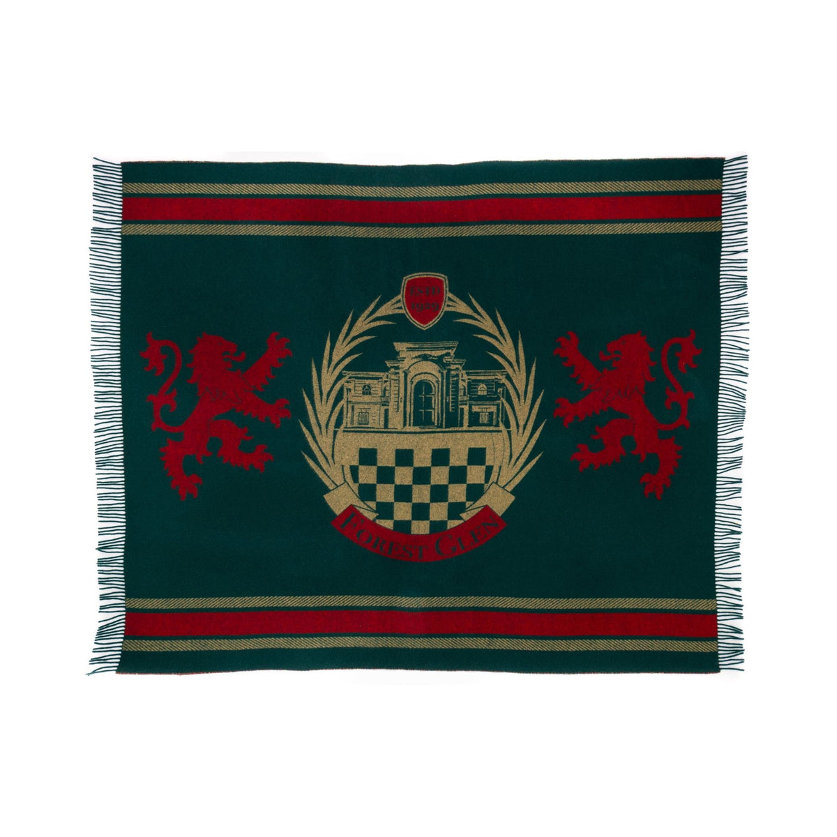 The Forest Glen Club Throw – Extra-Fine Italian Merino Wool