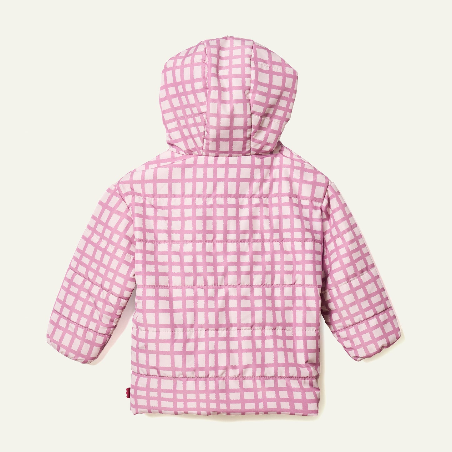 Pink Grid Puffer