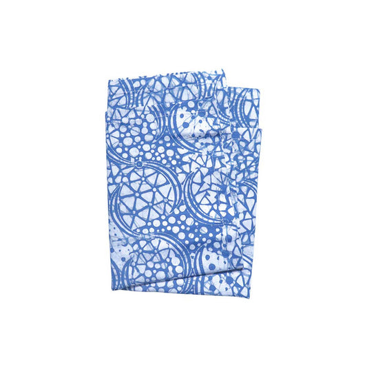 Batik Tea Towel Hand Dyed, Blue Stone, Hand Dyed, 100% Cotton