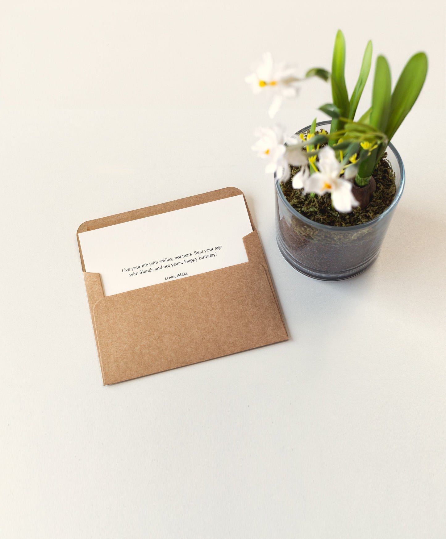 Personalized Gift Message Card