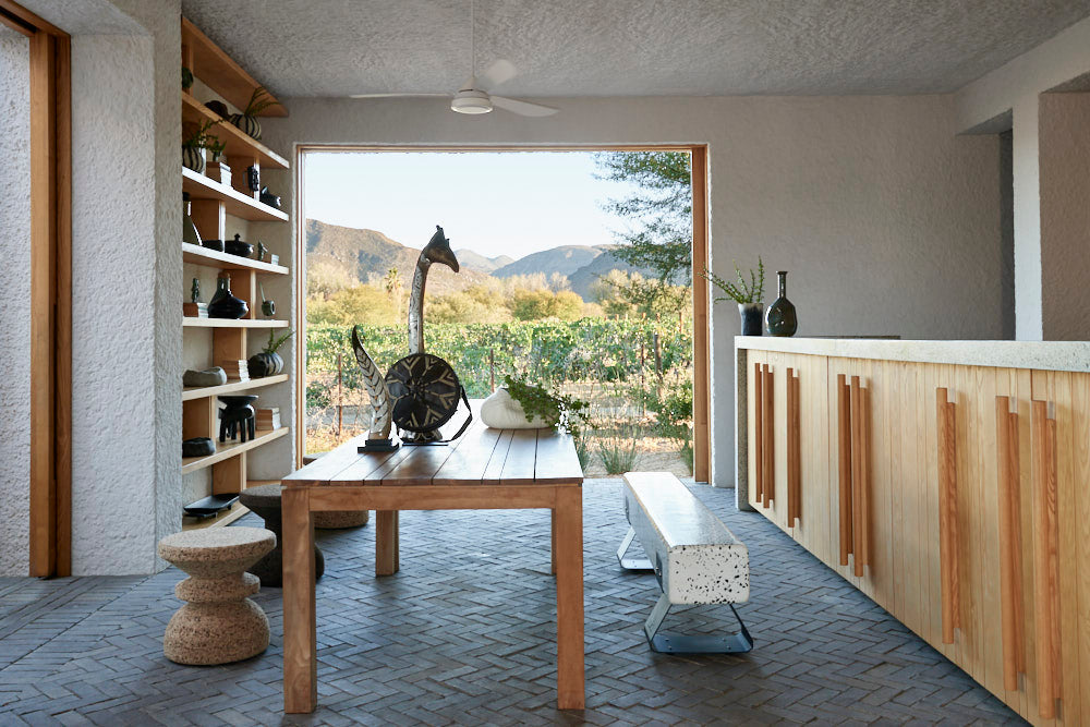 Hand-Felted Woven Wool Table Vase - Osadia Concept Store