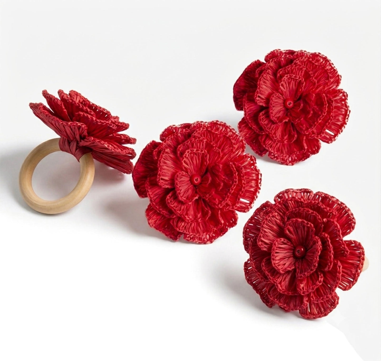 S/4 Buriti Flower Napkin Ring