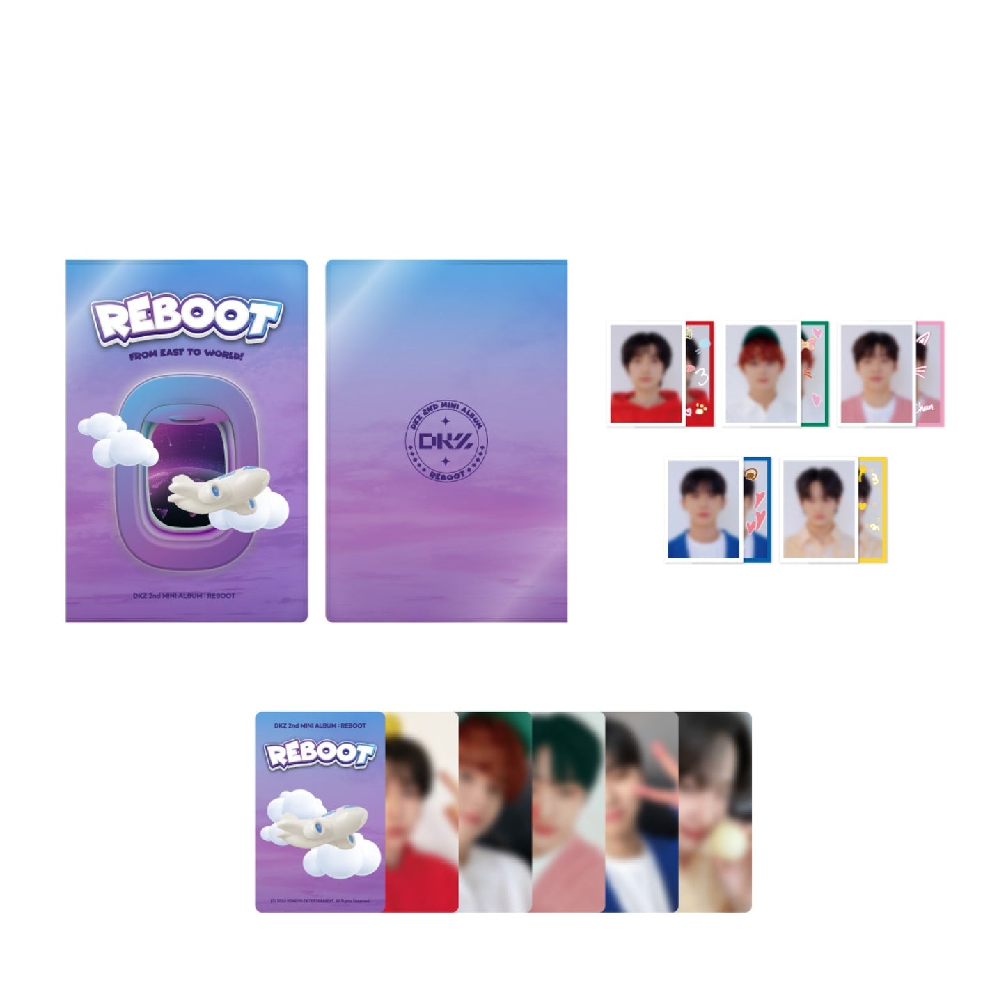 DKZ - 5th Anniversary Pop-Up Official MD Passport Case+Id Photo Set