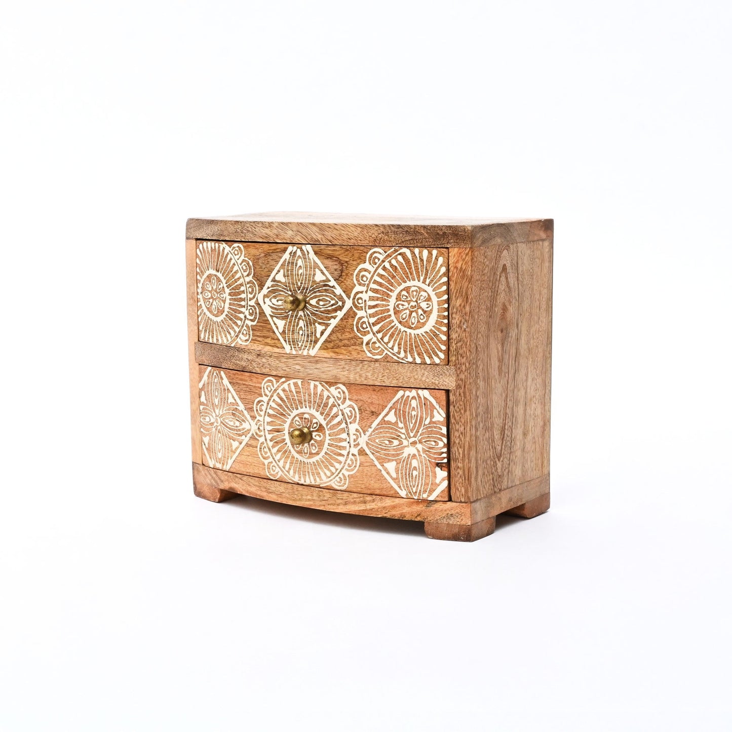 Two-Drawer Chest |  Mango Wood | Storage & Decor