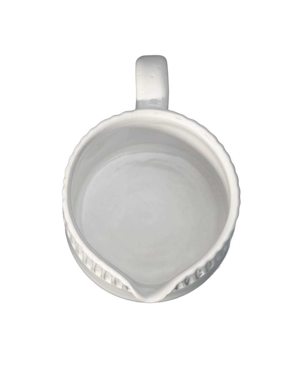 Milk White Lines Pitcher