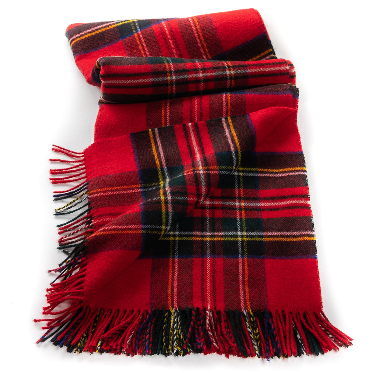 Prince of Scots  Merino Wool Throw - Royal Stewart