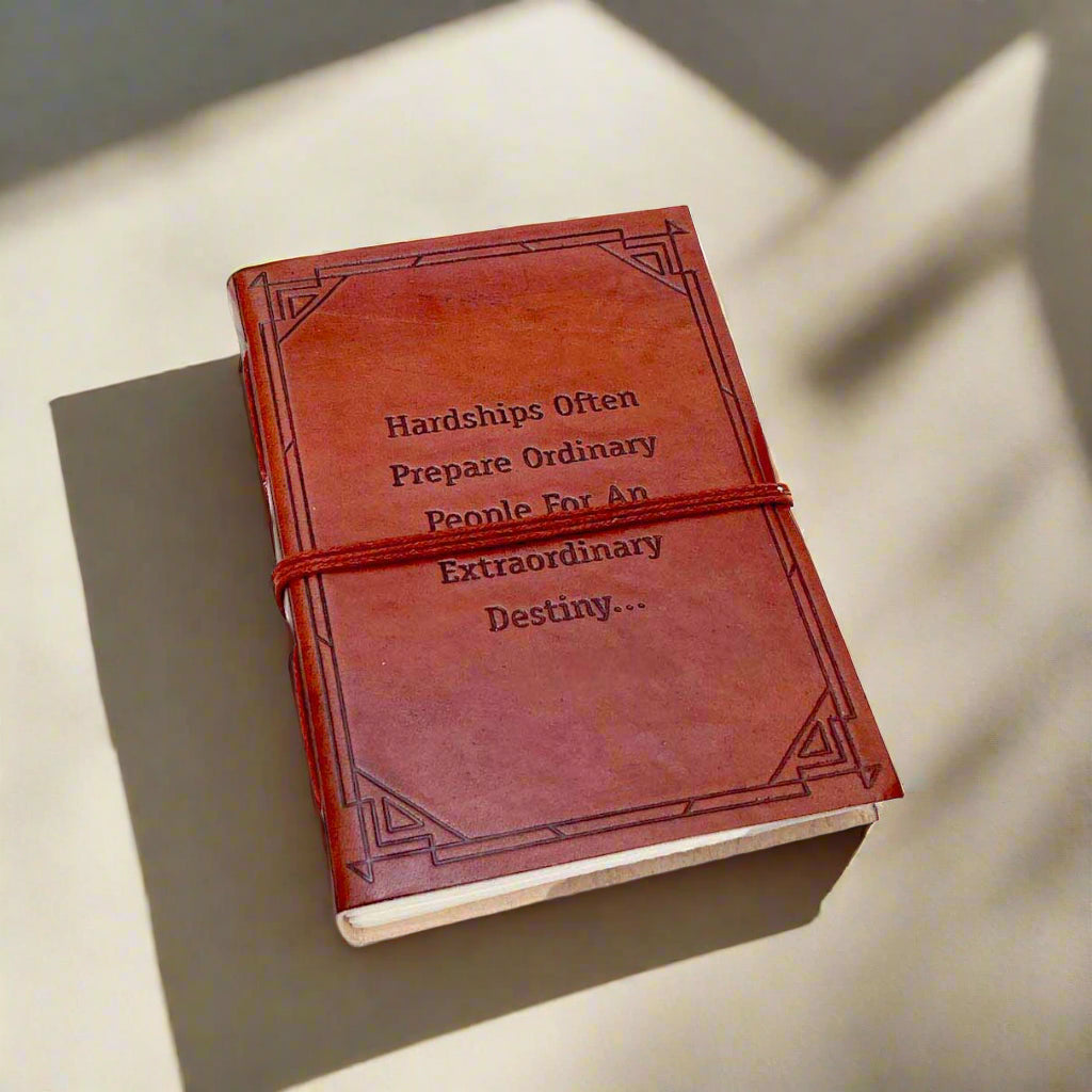 C.S. Lewis Quote Leather Journal