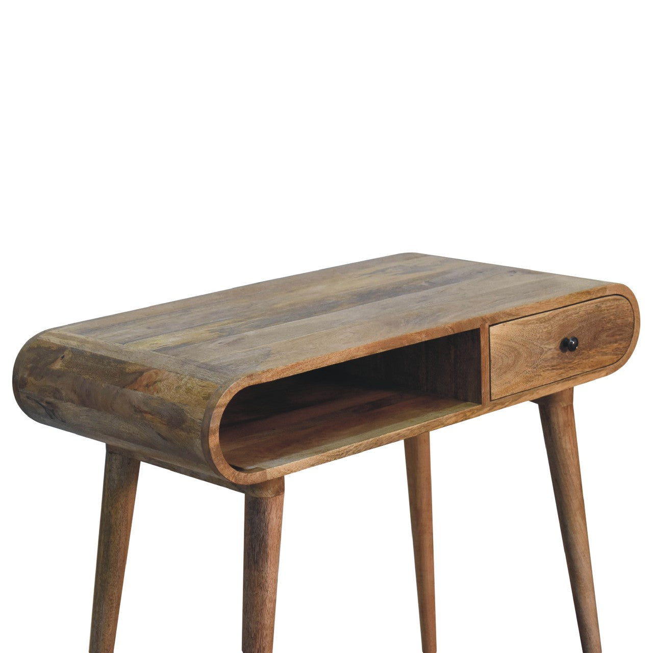 Solid Wood Curved Writing Desk