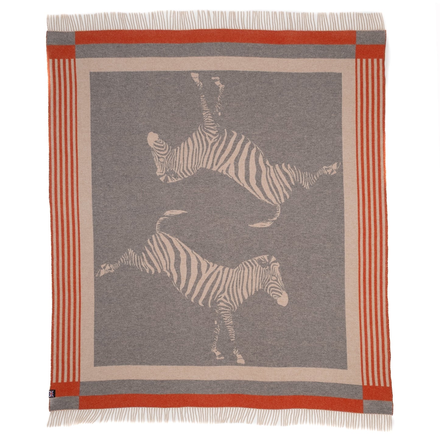 Savanna Equestrian Reversible Throw – Extra-Fine Italian Merino Wool | 56" x 72"