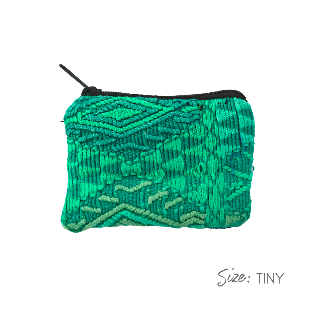 Maya Up-cycled Huipil Cosmetic One-of-a-Kind Bag (Tiny) - Guatemala - Osadia Concept Store