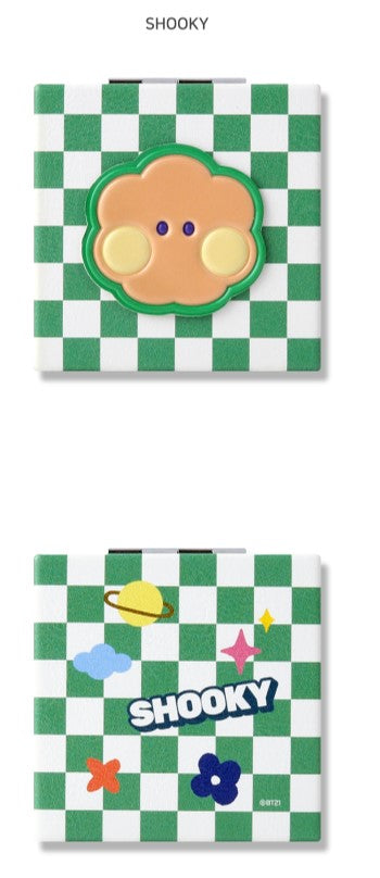 BT21 Minini Leather Patch Mirror