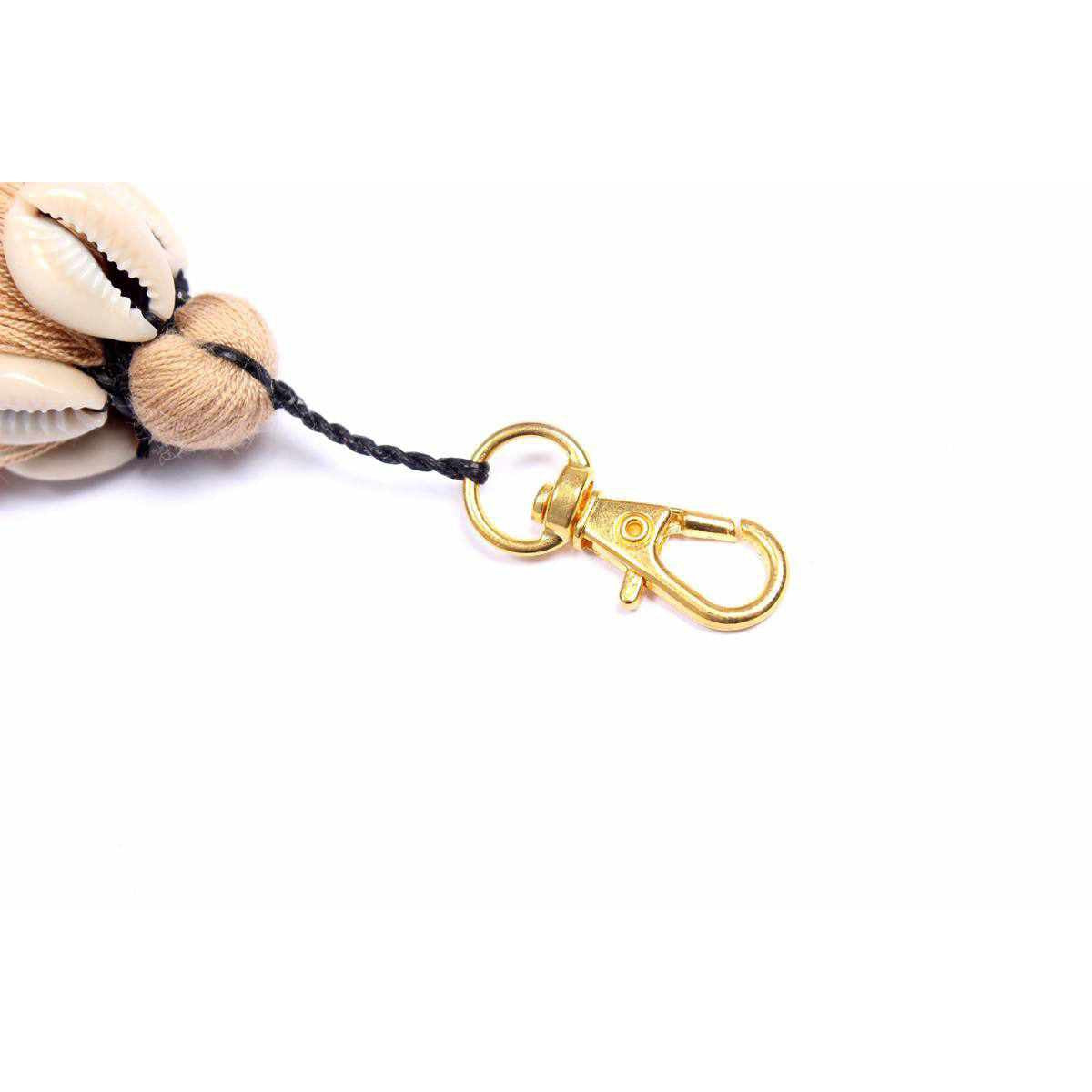 Tassel With Shells Boho Bag Charm Zipper Pull - Thailand