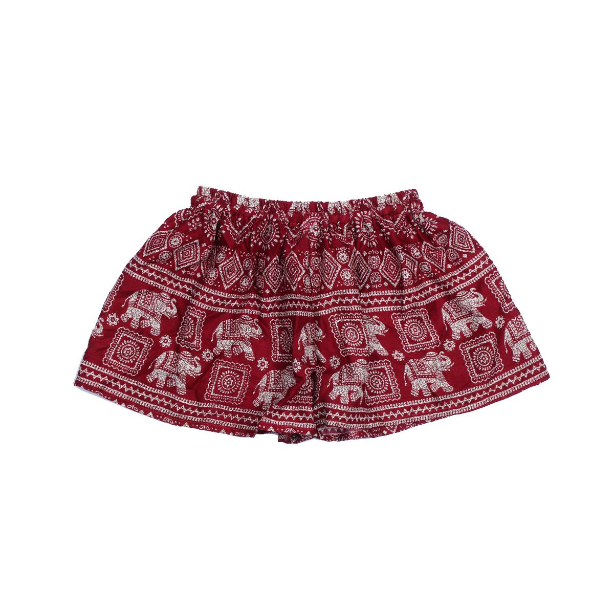 Sustainably Made Bohemian Style Printed Elephant Shorts - Thailand