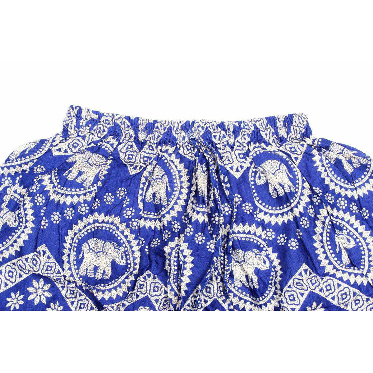Sustainably Made Bohemian Style Printed Elephant Shorts - Thailand