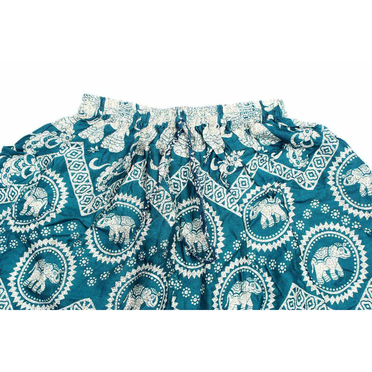 Sustainably Made Bohemian Style Printed Elephant Shorts - Thailand
