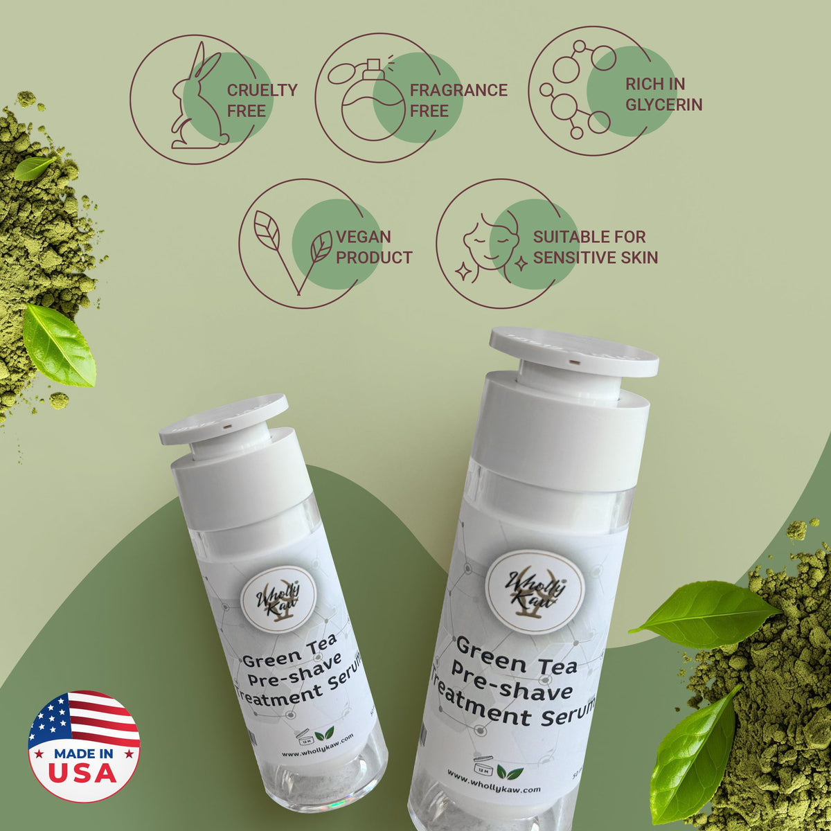 Green Tea Pre-Shave Treatment Serum