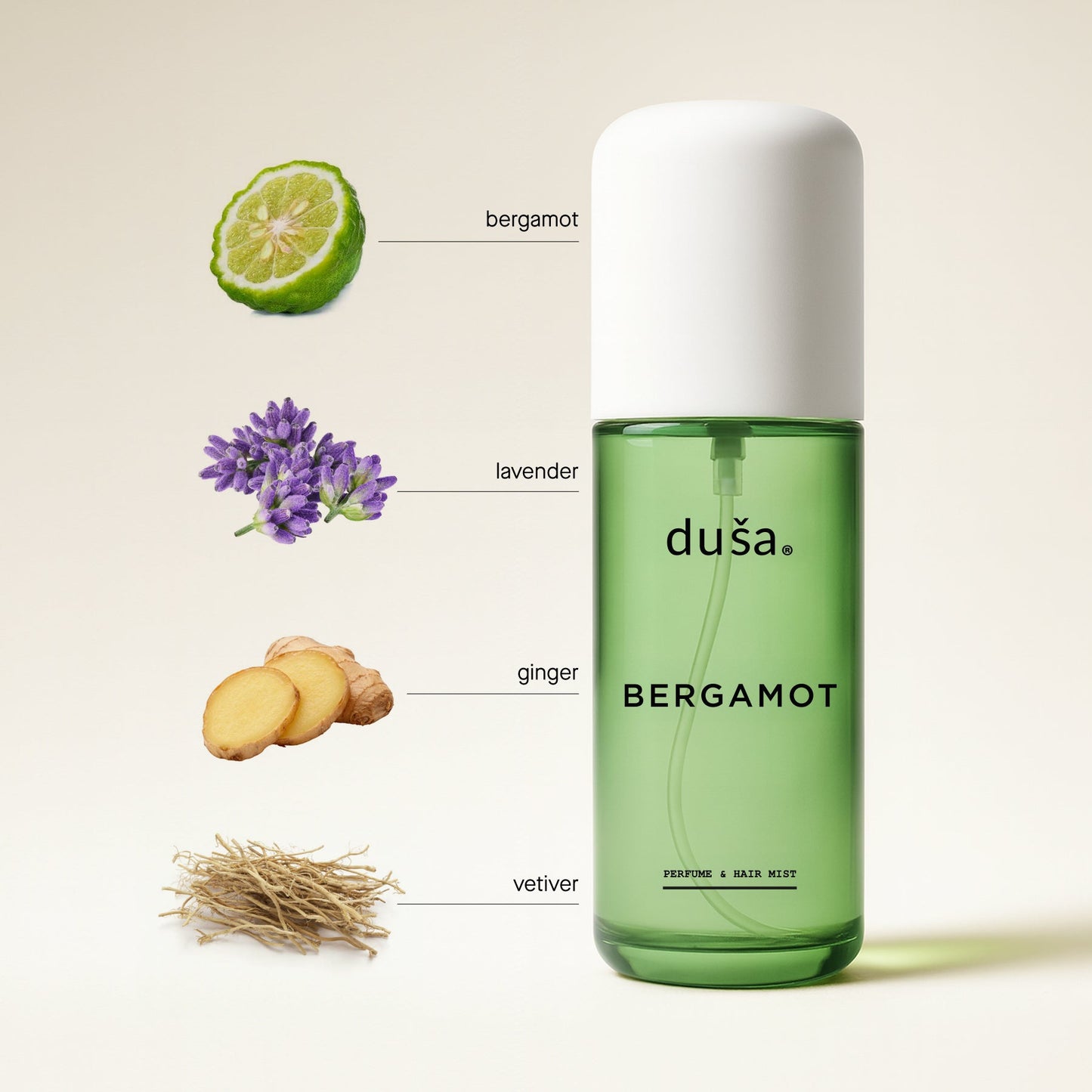 BERGAMOT - Perfume Mist Hair & Body  - 3.4 floz