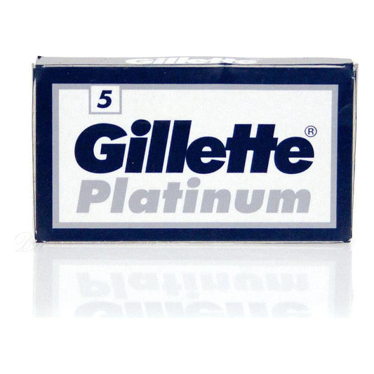 Gillette Platinum Double Edge Razor Blades - 5 Pack