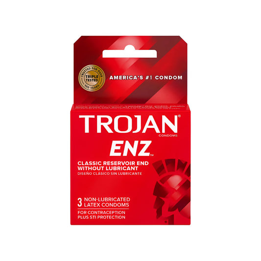 Trojan ENZ Non Lubricated Premium Latex Condoms