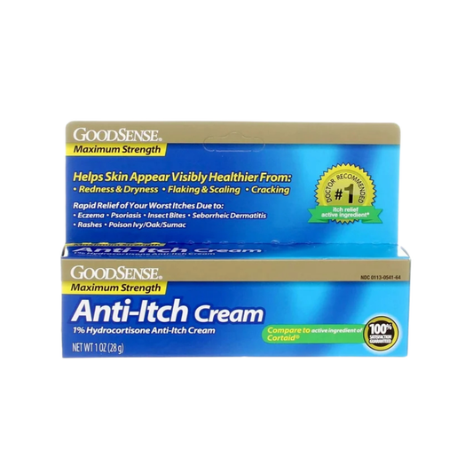 Goodsense Hydrocortisone Maximum Strength Anti-Itch Cream, 1 %, 1 Oz