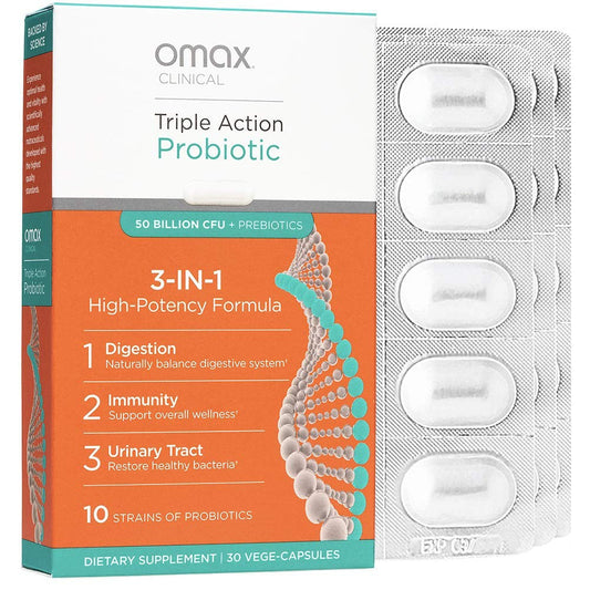 Omax3 Omax Synbiotic Probiotic Prebiotic Inulin Chicory Root Fiber