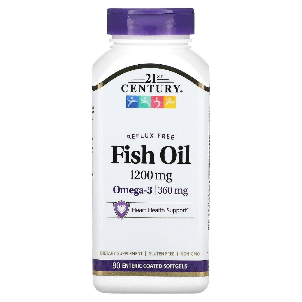 21st Century Fish Oil 1200 Mg Enteric Coated Softgels