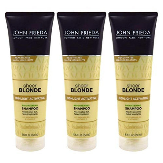 John Frieda Sheer Blonde Highlight Activating Enhancing Shampoo For Lighter Blondes 11.0 Oz