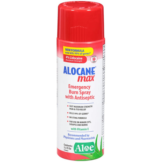Alocane Maximum Strength Emergency Burn Spray, 3.5 Oz