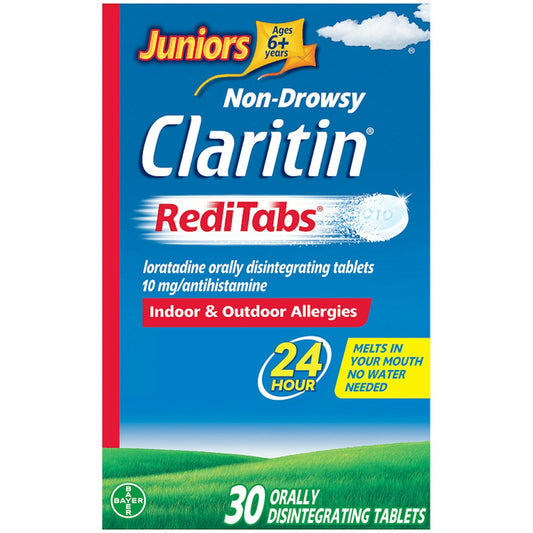 Claritin RediTabs Disintegrating Tablets, Juniors, Ages 6+ Years