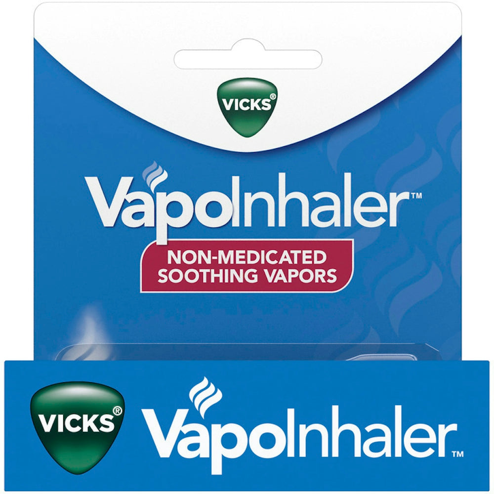 Vicks Vapoinhaler, On-the-go Portable Nasal Inhaler, Non-medicated, With Refreshing Vapors, Menthol Scent, 1 Scented Stick