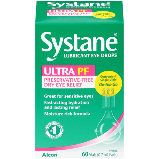 Systane Ultra Lubricant Eye Drops Vials - 60ct