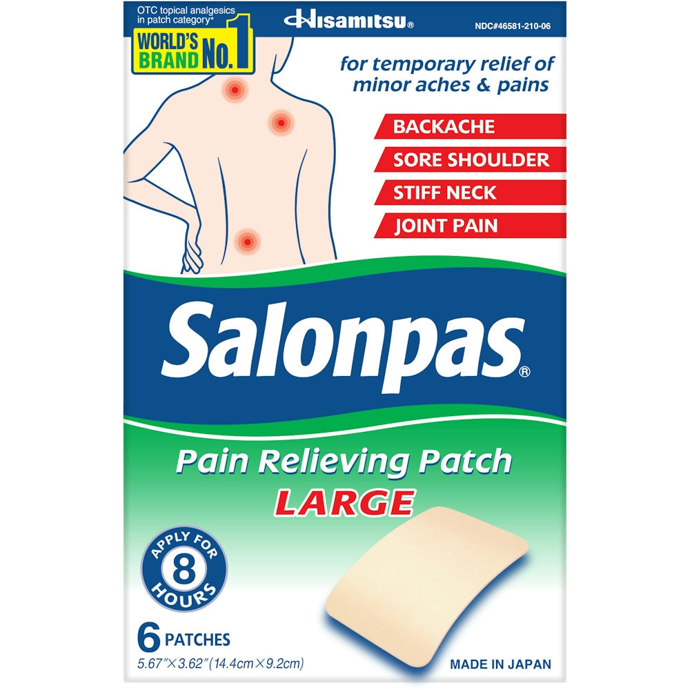 Salonpas Pain Relief Patch Large