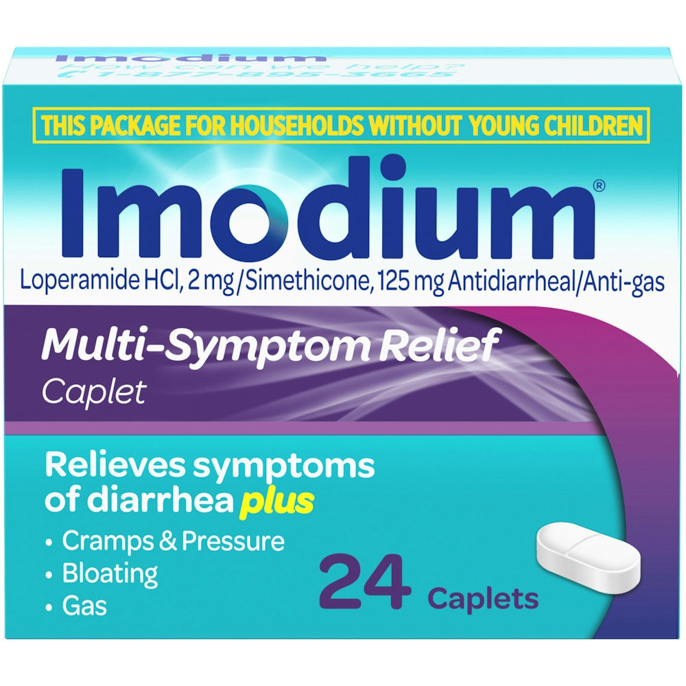Imodium Multi-Symptom Relief Caplets - 24ct