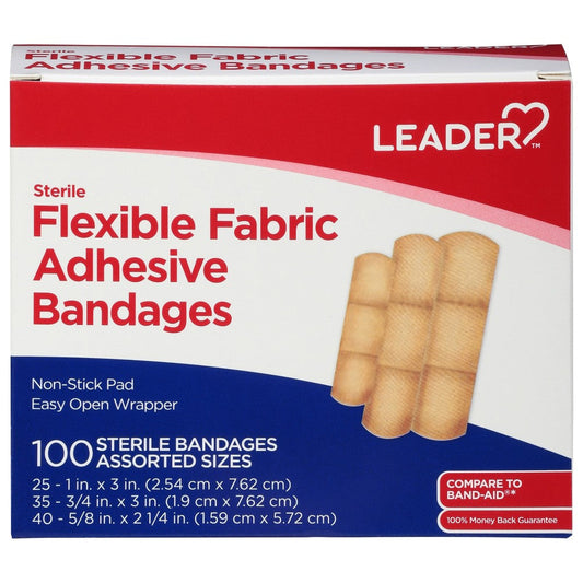 The Leader Flexible Fabric Adhesive Bandages