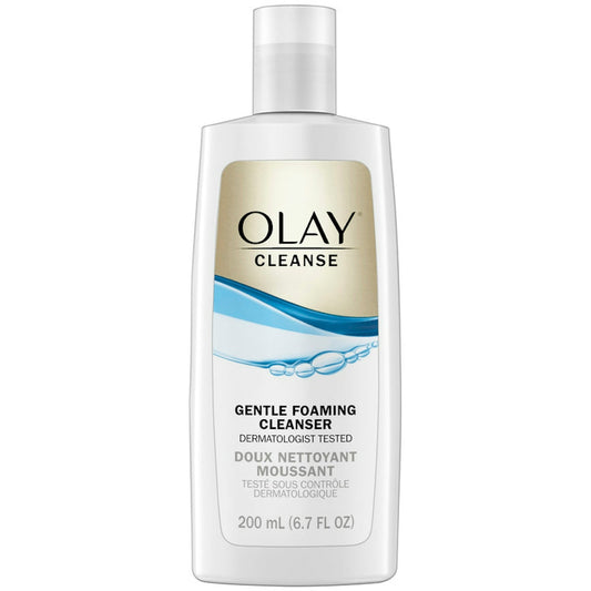Olay Gentle Clean Foaming Face Cleanser For Sensitive Skin, 6.7 Fl Oz