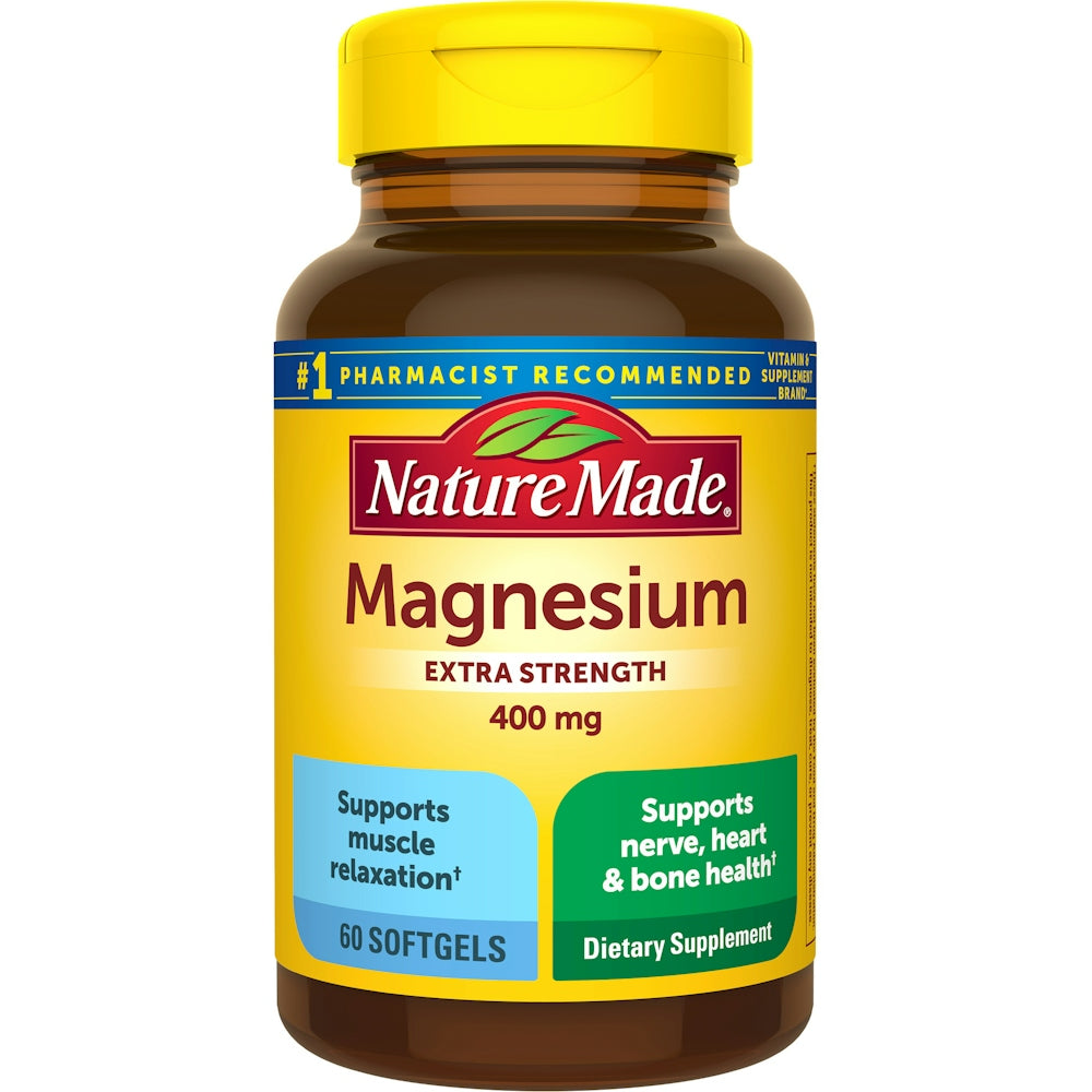 Nature Made Extra Strength Magnesium Oxide 400 Mg Softgels